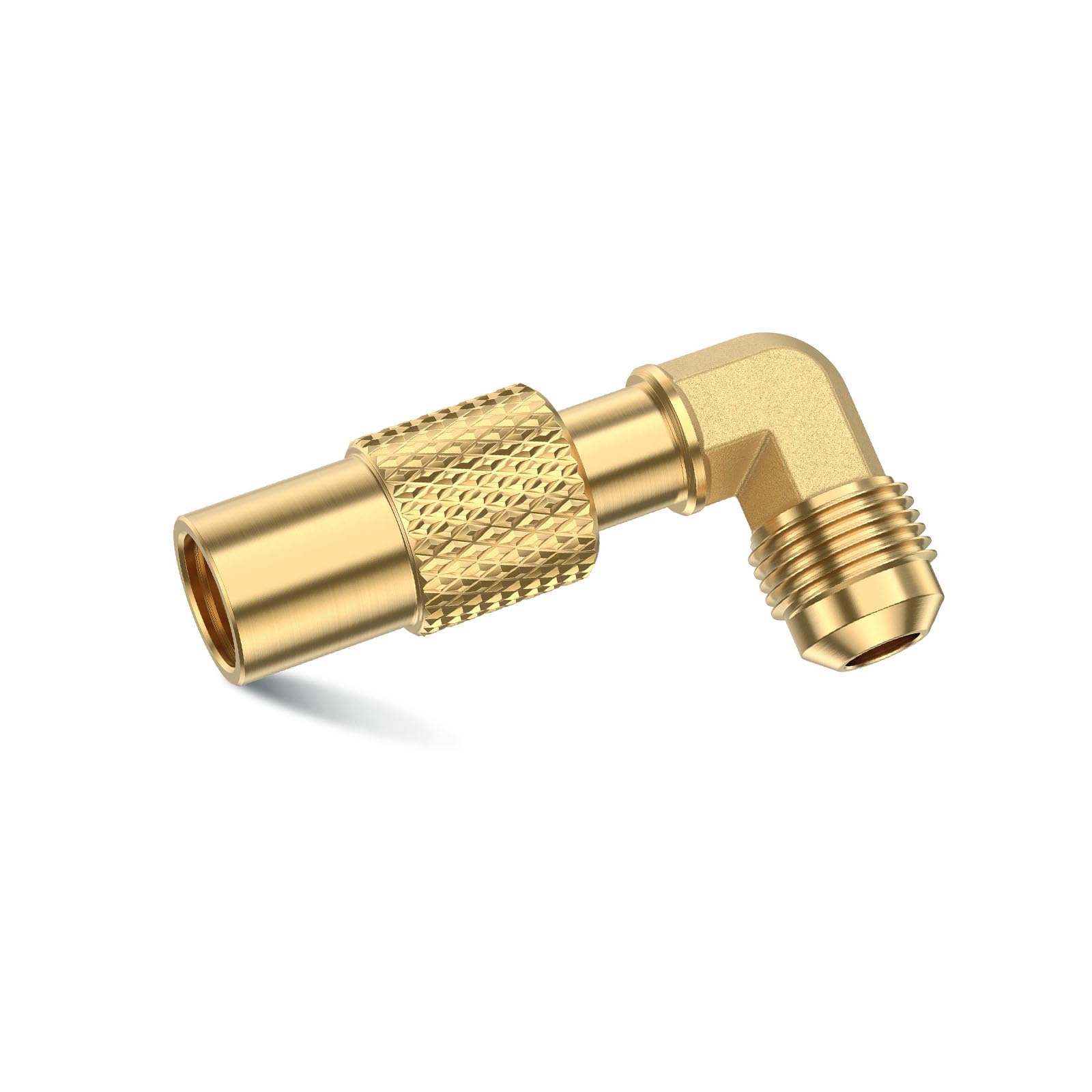 VIEAUBE brass 38 flare elbow adapter provides a secure connection for Blackstone 17 and 22 inch griddles