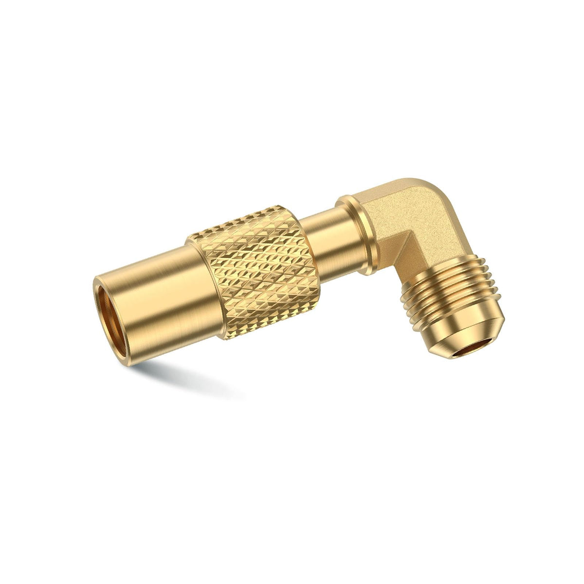 VIEAUBE brass 38 flare elbow adapter provides a secure connection for Blackstone 17 and 22 inch griddles