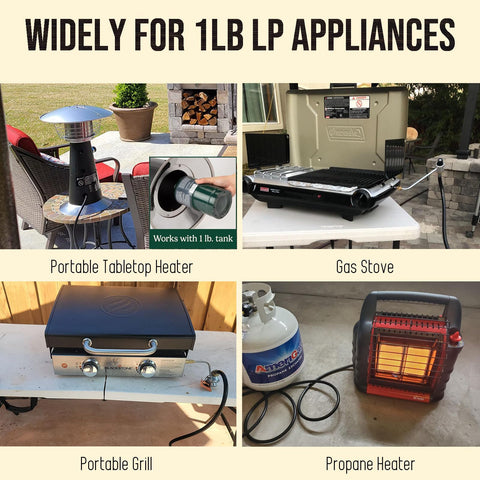 VIEAUBE brass connector demonstrates leak-proof durability for outdoor heater setups.