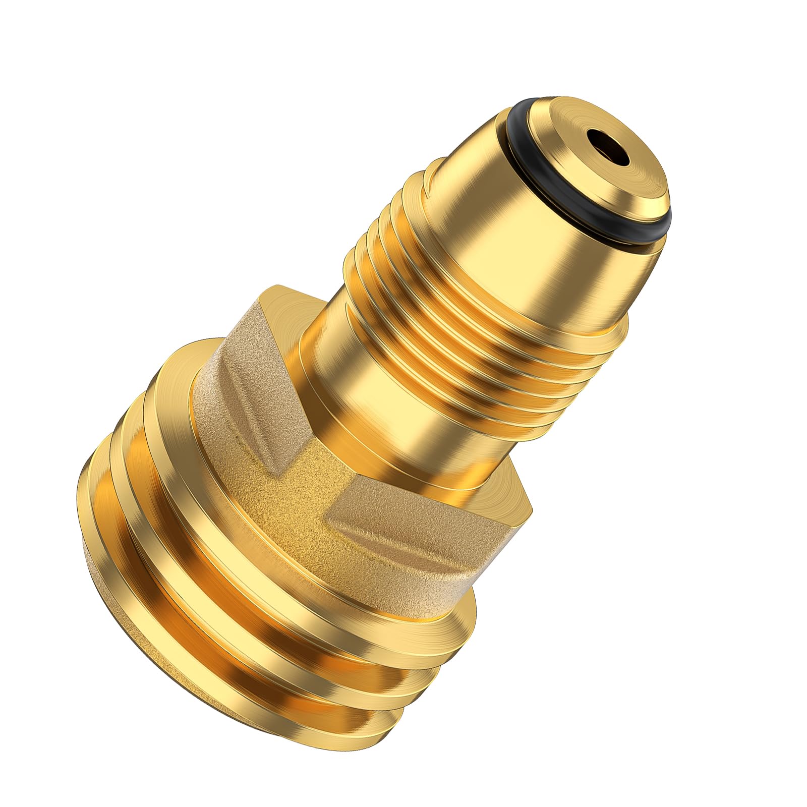 VIEAUBE 5-100 lb propane adapter supports versatile tank connections.