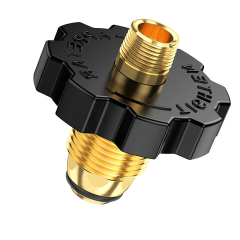 VIEAUBE easy-installation-propane-adapter enables tool-free setup.