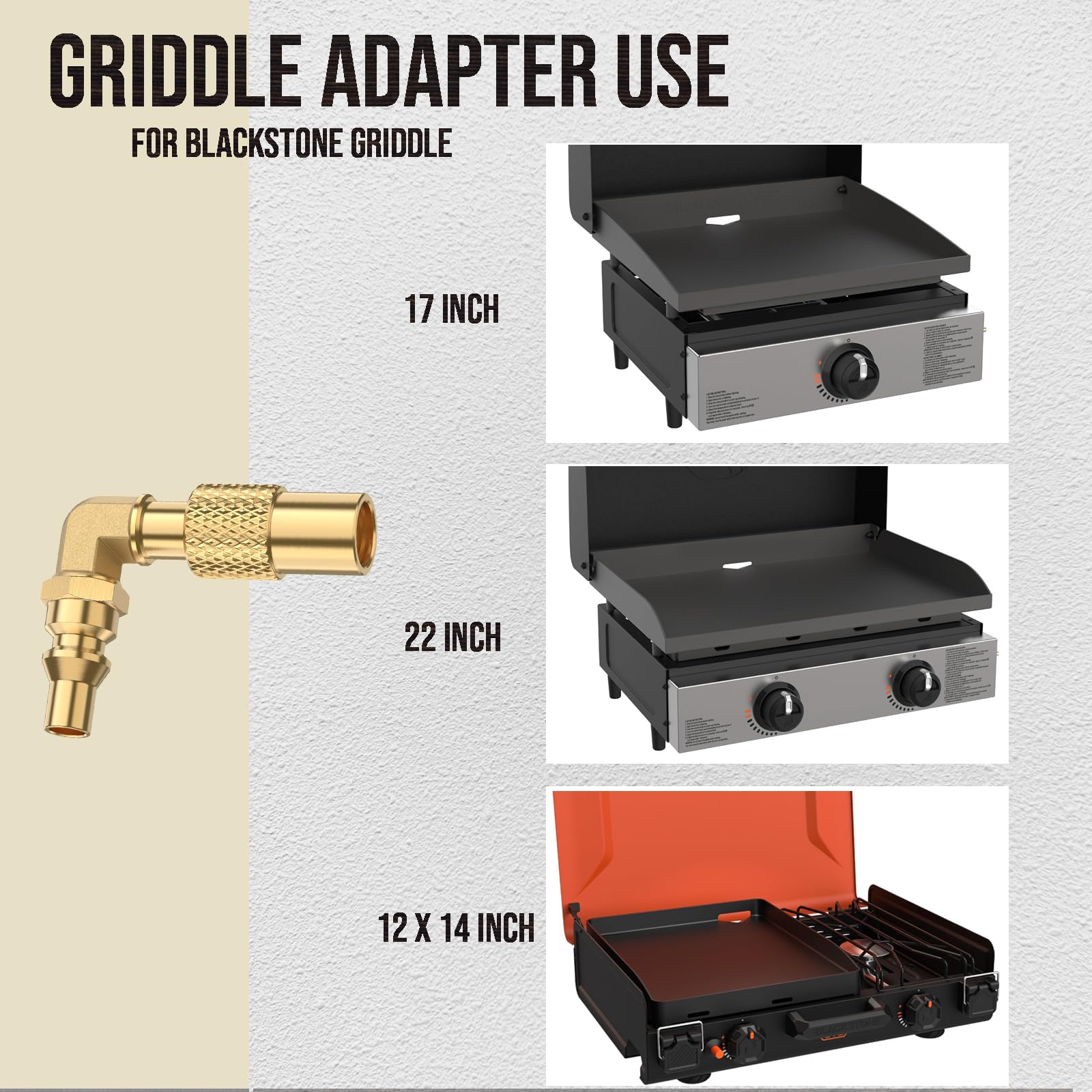 VIEAUBE propane setup for outdoor cooking with RV or tank