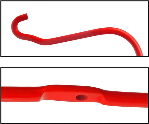 Viefow handle-assembly close-up demonstrates quick, tool-free installation