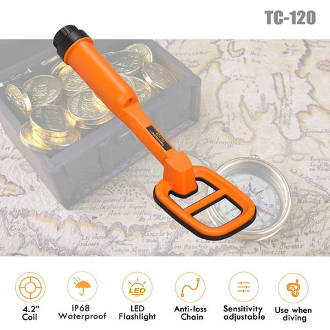 Vietora Eud beach treasure hunt with metal detector by the shoreline