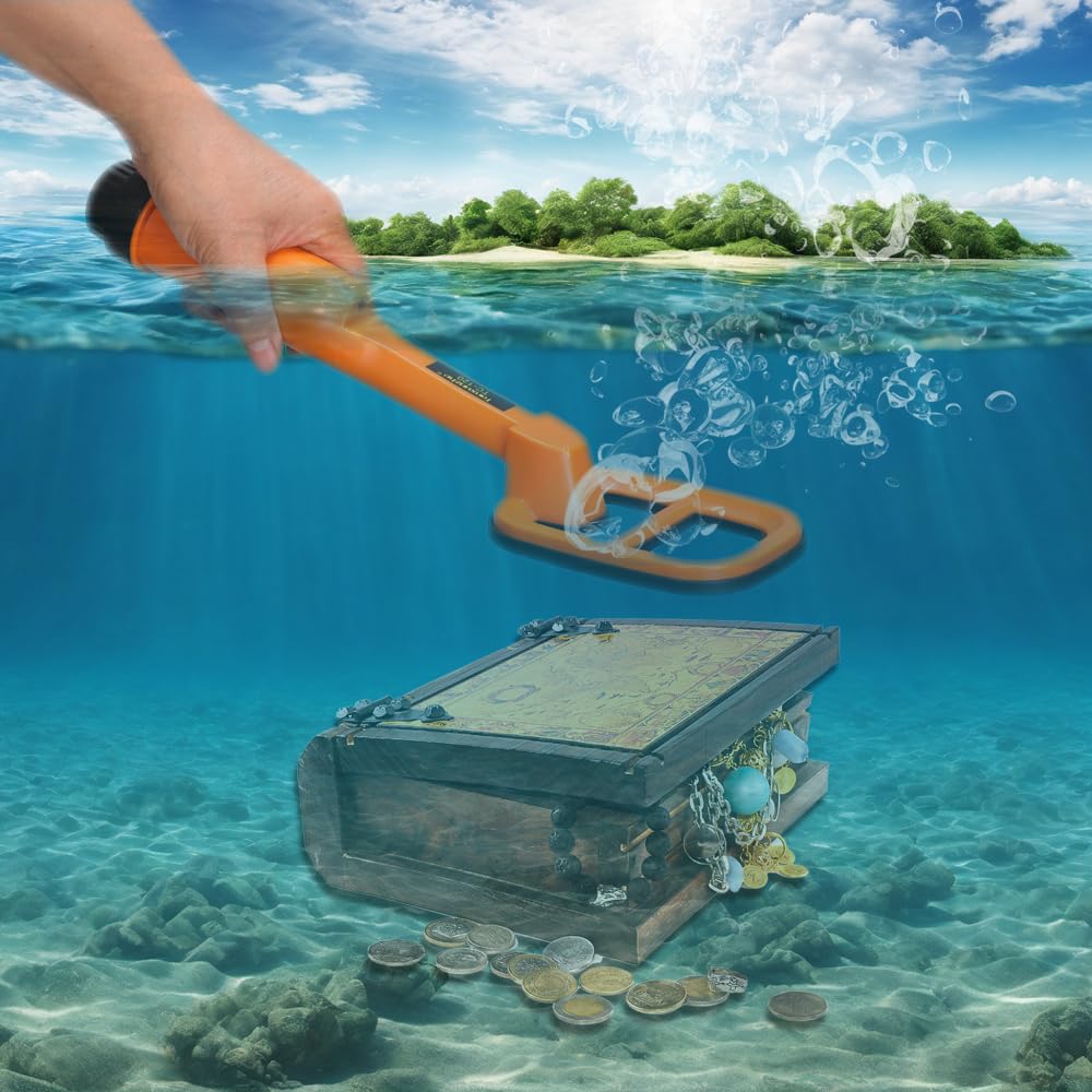 Vietora Eud underwater detector coil close-up for precise metal targeting