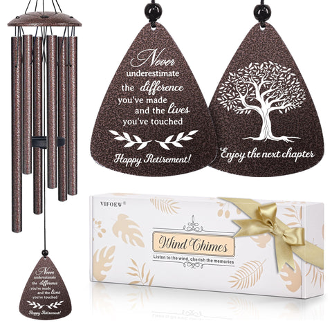 Vifoew 32-inch wind chimes for calming spaces indoors or outdoors
