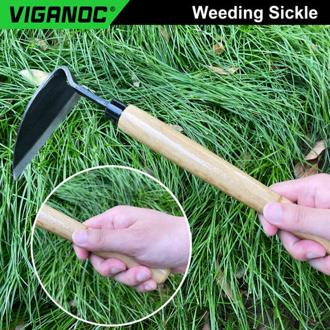 Viganoc short 13.3-inch handle provides lightweight, easy storage.