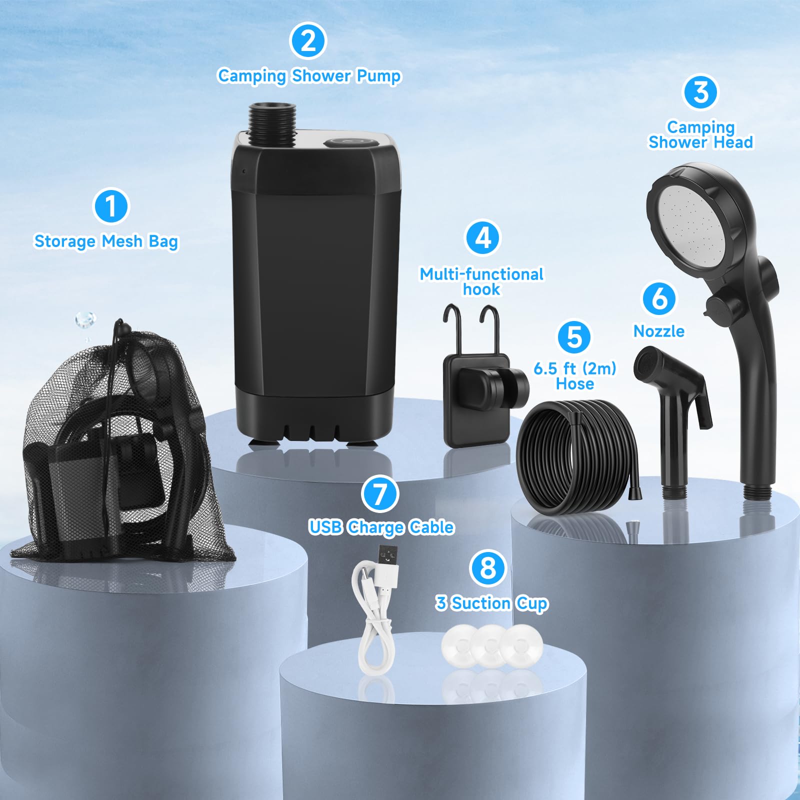 Vignuto 6.7-foot hose provides reach for various tasks