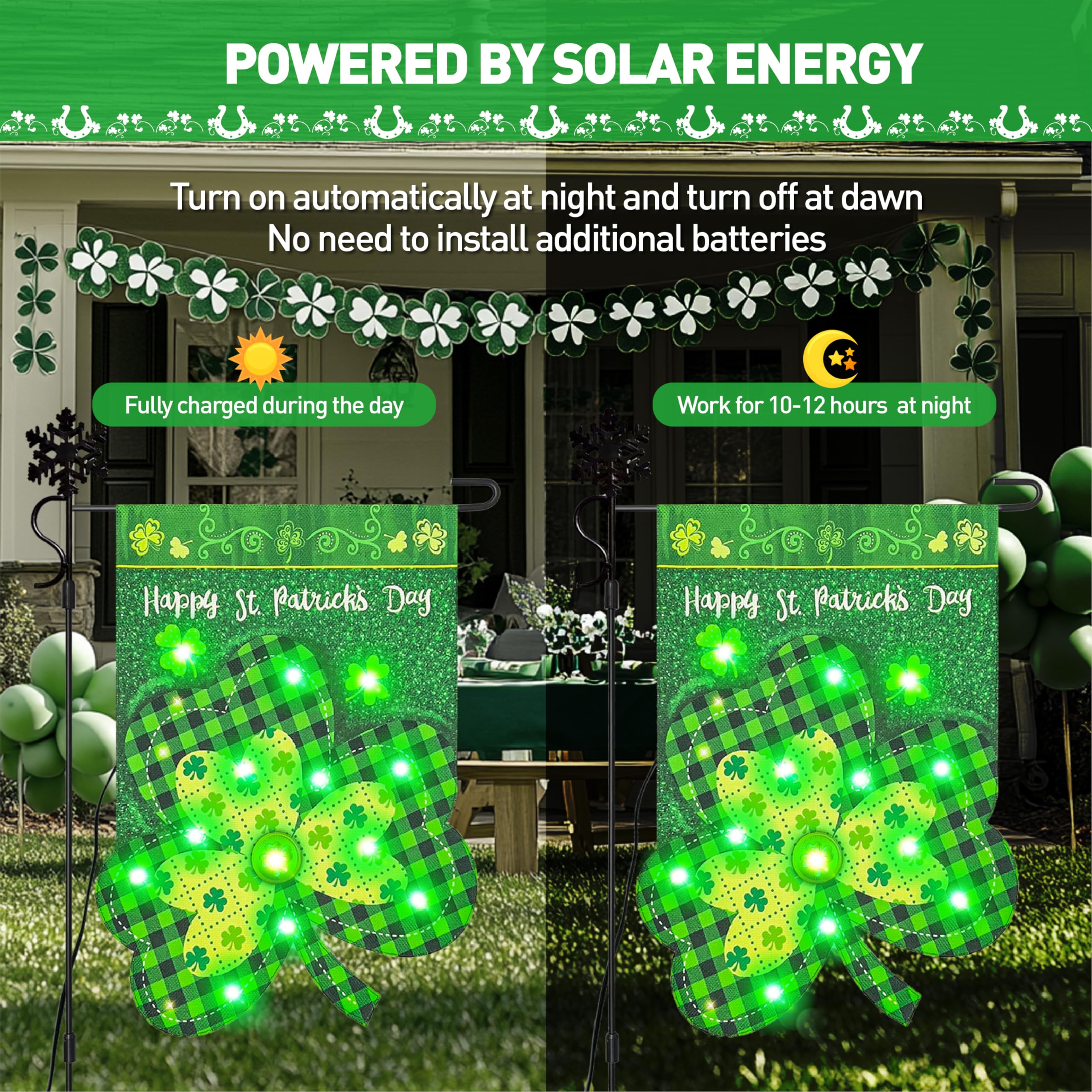 Vigor Home LED bulbs deliver vibrant colors for festive outdoor lighting