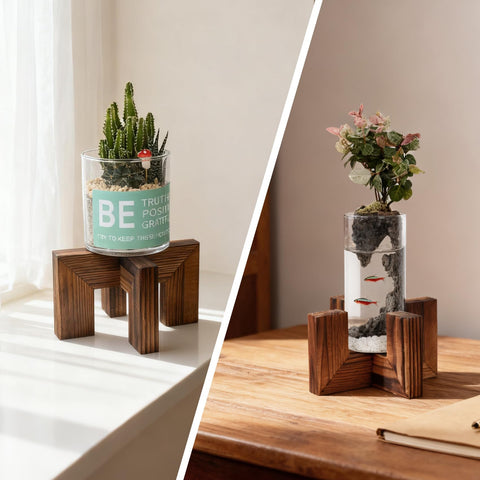 Vigordream plant stand assembled, ready to support lightweight to mid-size pots