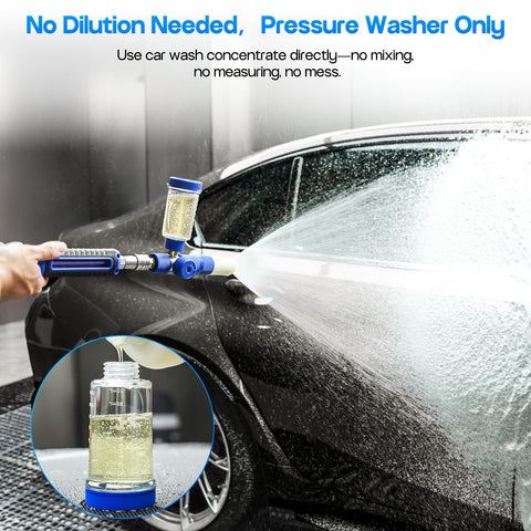 VIGORSHINE foam concentration adjustment dial for customizing foam thickness.
