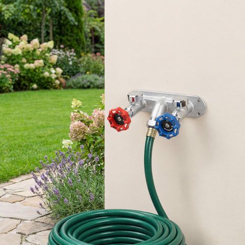 VIHOSE 1/2-in MIP base connects to common pipes securely.