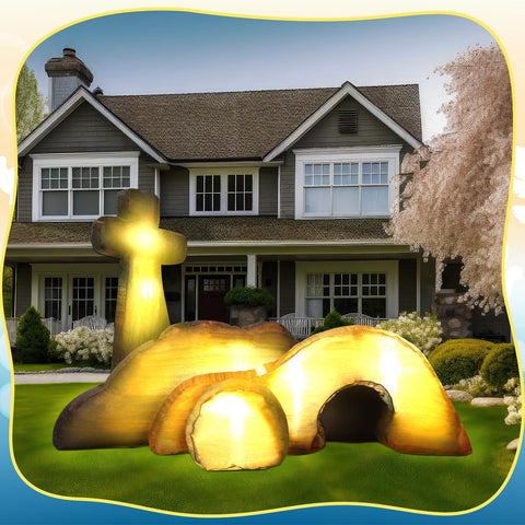 VIHOSE Christian Easter decoration inflatable for celebrations