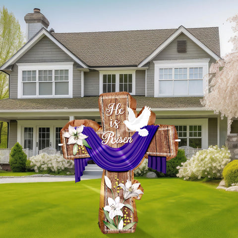VIHOSE Easter display enhances curb appeal during holidays