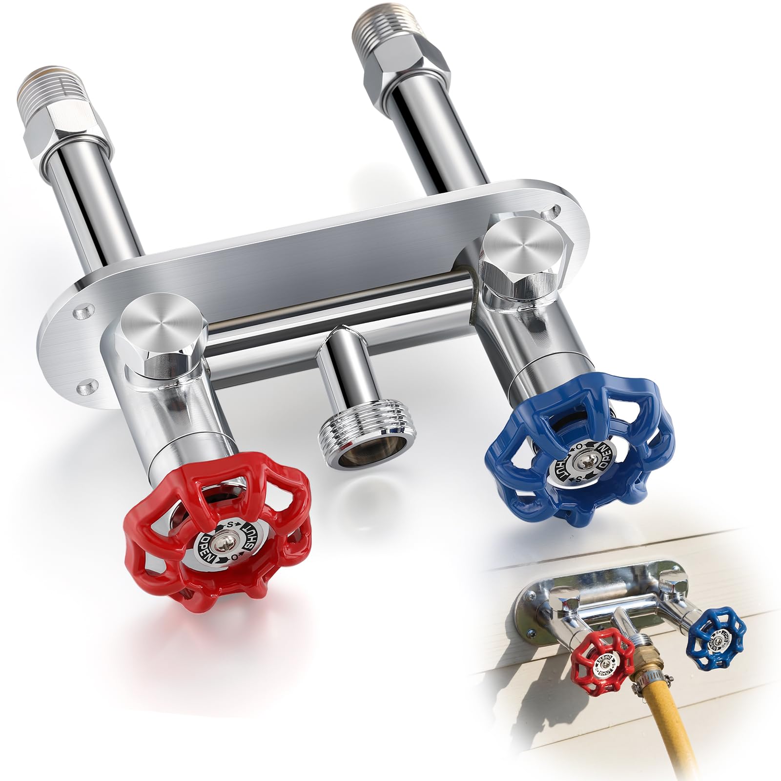 VIHOSE frost-free spigot with vacuum breaker for winter reliability.