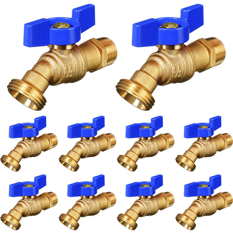 VIHOSE hose bib with 1/2 in MIP to 3/4 in MHT connection for durable outdoor use