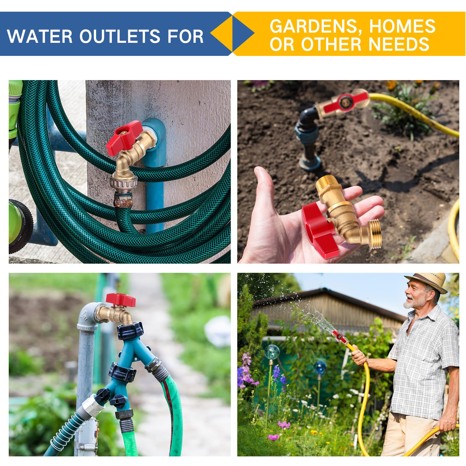 VIHOSE versatile outdoor faucet for gardening and car washing