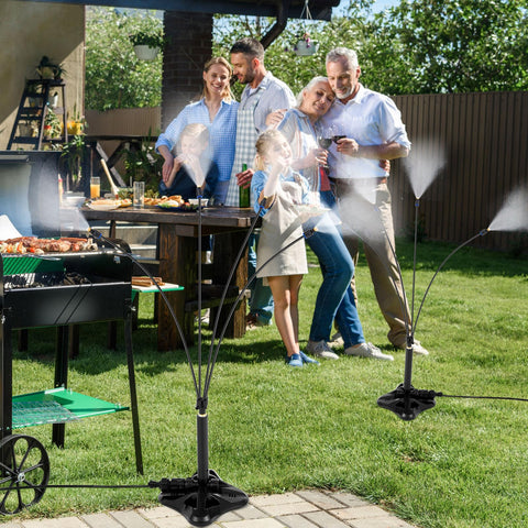 VIHOSE patio party cooling demonstrates inviting outdoor comfort.