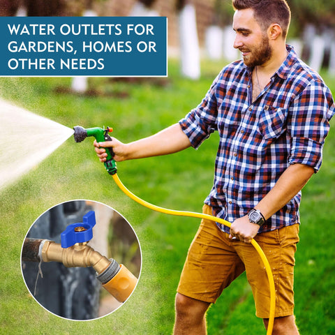 VIHOSE garden use: versatile connections from car washing to driveways