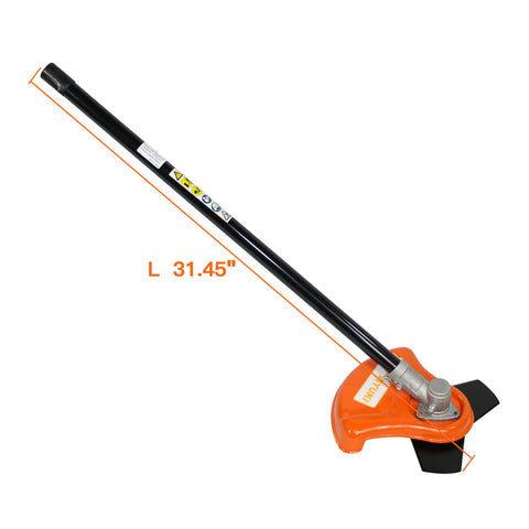 VIYUKI TRI-ARC blade with three teeth cuts through dense brush
