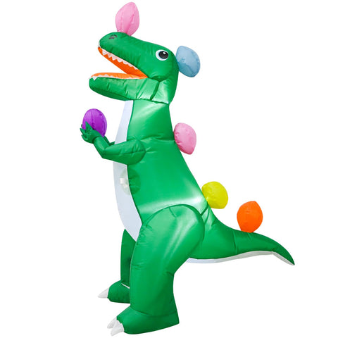VIKIMORA dinosaur easter inflatable ideal for kid-friendly photo opportunities.