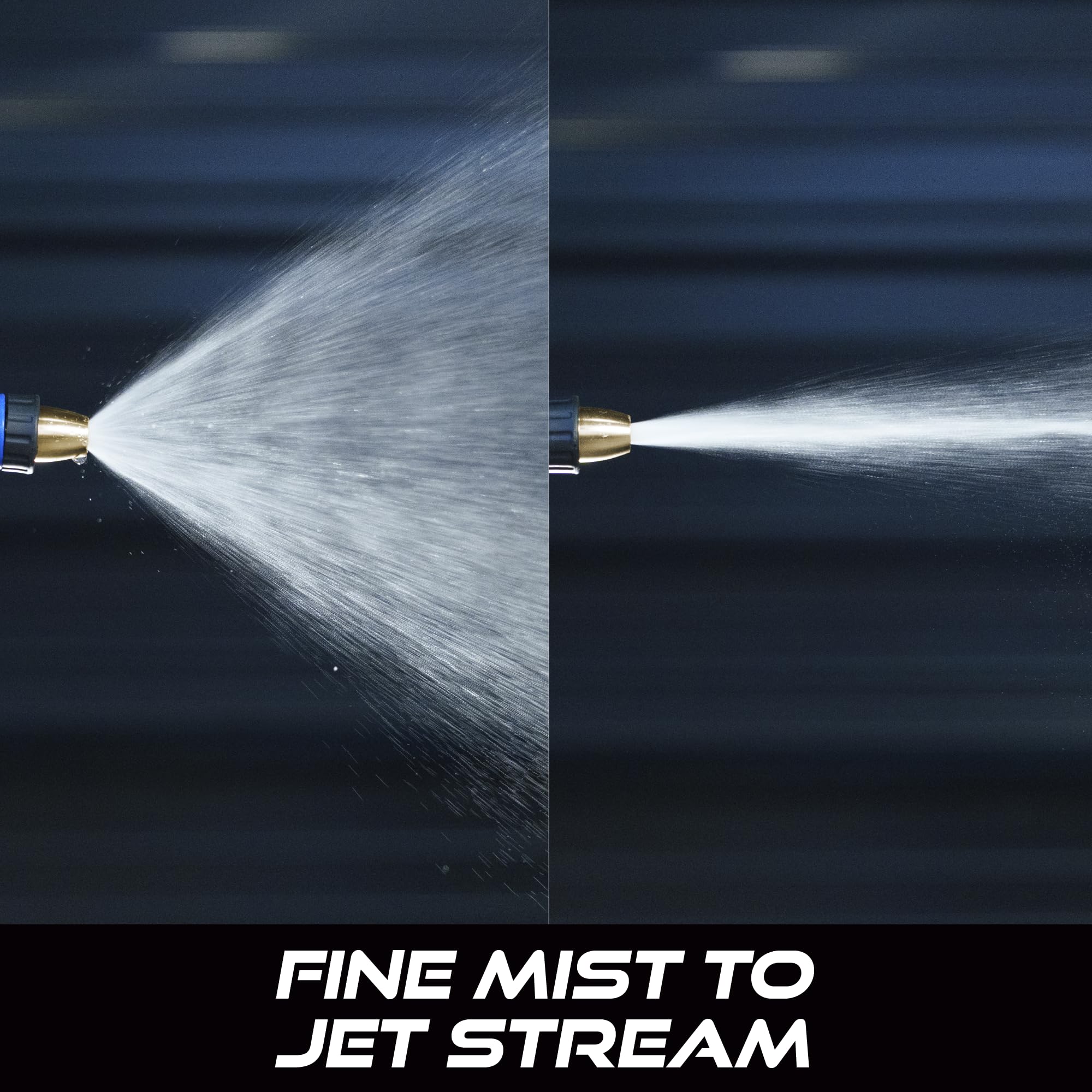 VIKING hose nozzle adjustable spray pattern for versatile watering tasks.