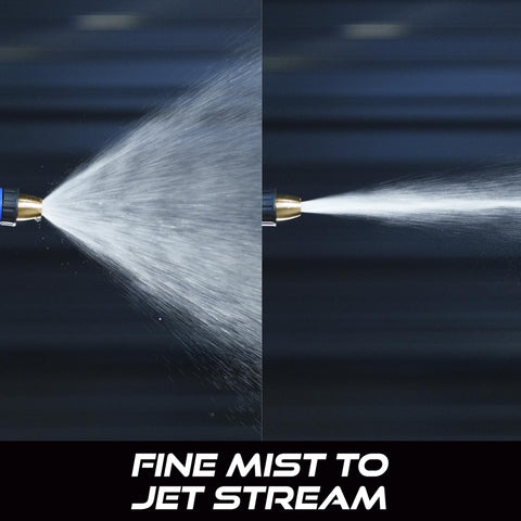 VIKING hose nozzle adjustable spray pattern for versatile watering tasks.