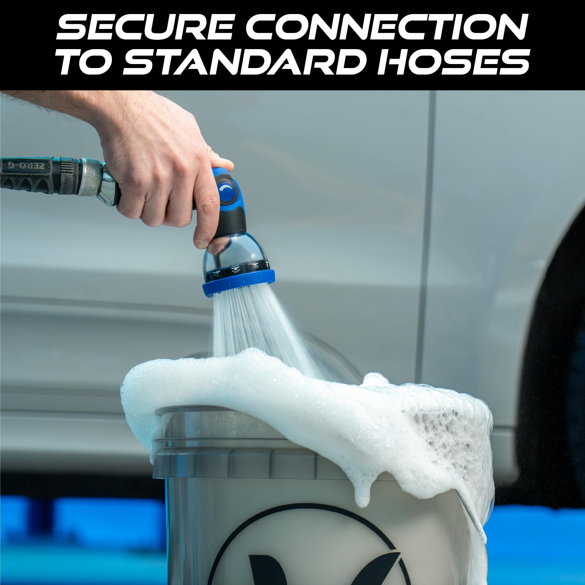 VIKING hose nozzle ideal for outdoor watering and patio care.