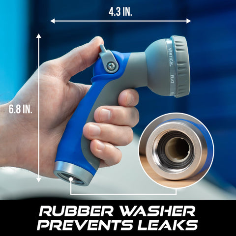 VIKING hose nozzle designed for washing pets and watering the garden.