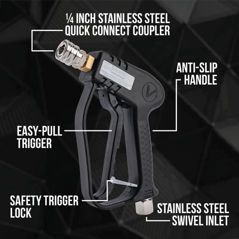 Viking Premium Swivel Gun includes plumbers tape for secure connections.