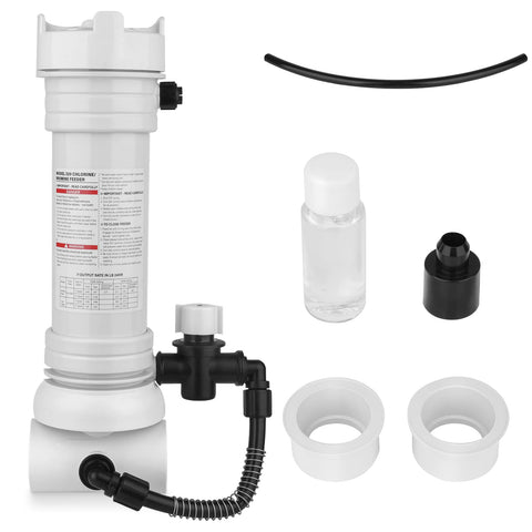 Vikua Rainbow320 inline feeder cover for leak-free operation.