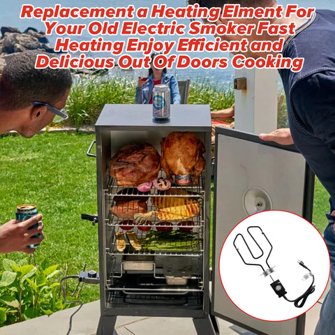 Village Smoker compatible with Masterbuilt, Smoke Hollow, Char-Broil, and more.