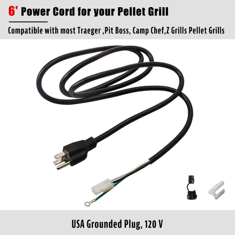 Village Smoker repair kit fuse and screws simplify installation.