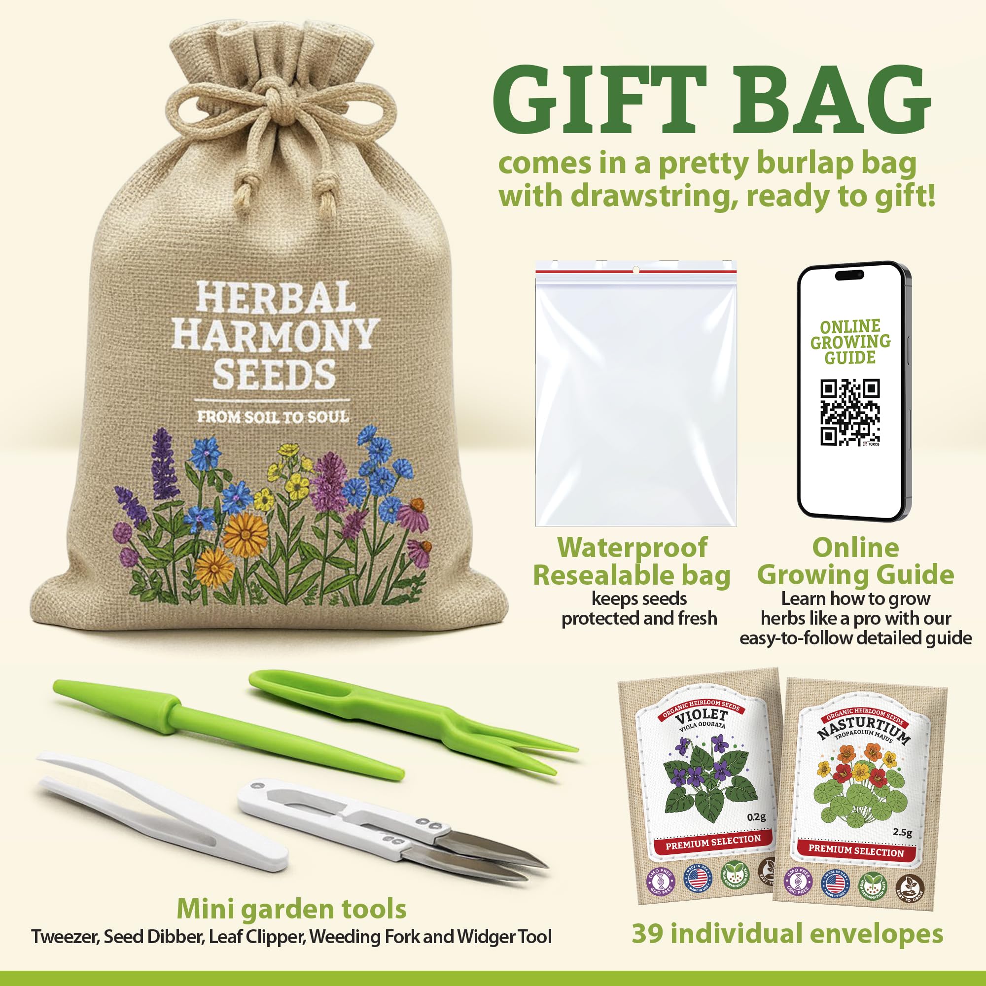 Vimtoba outdoor herb garden scene highlights seasonal planting opportunities.