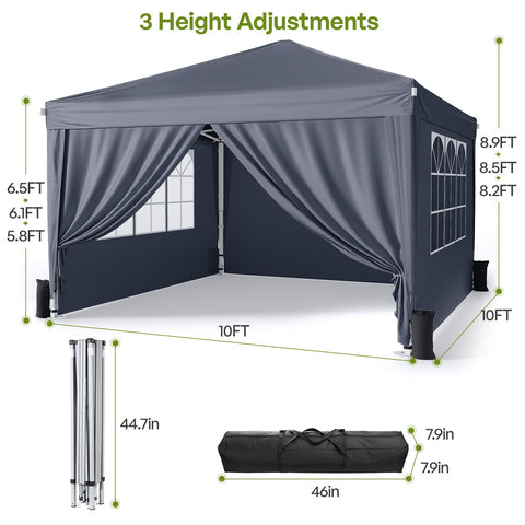 Vinabilia canopy assembled outdoors demonstrating fast setup and portability