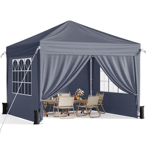 Vinabilia 10x10 canopy top view ready for quick outdoor setup