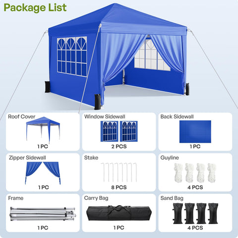 Vinabilia 10x10 canopy carry bag for portable shade on the go