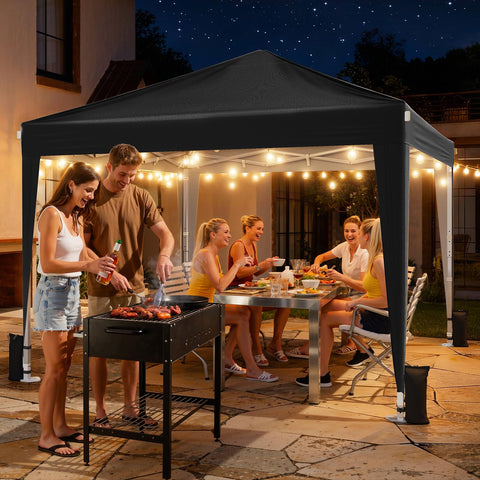 Vinabilia canopy folds compactly for transport and storage between events.