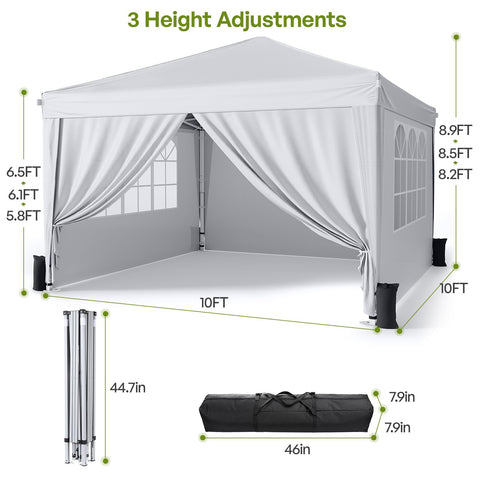 Vinabilia canopy sidewalls removable for customization and airflow