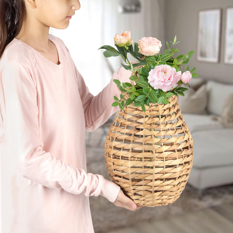 VINAHAND natural material basket complements rustic interiors and craft charm