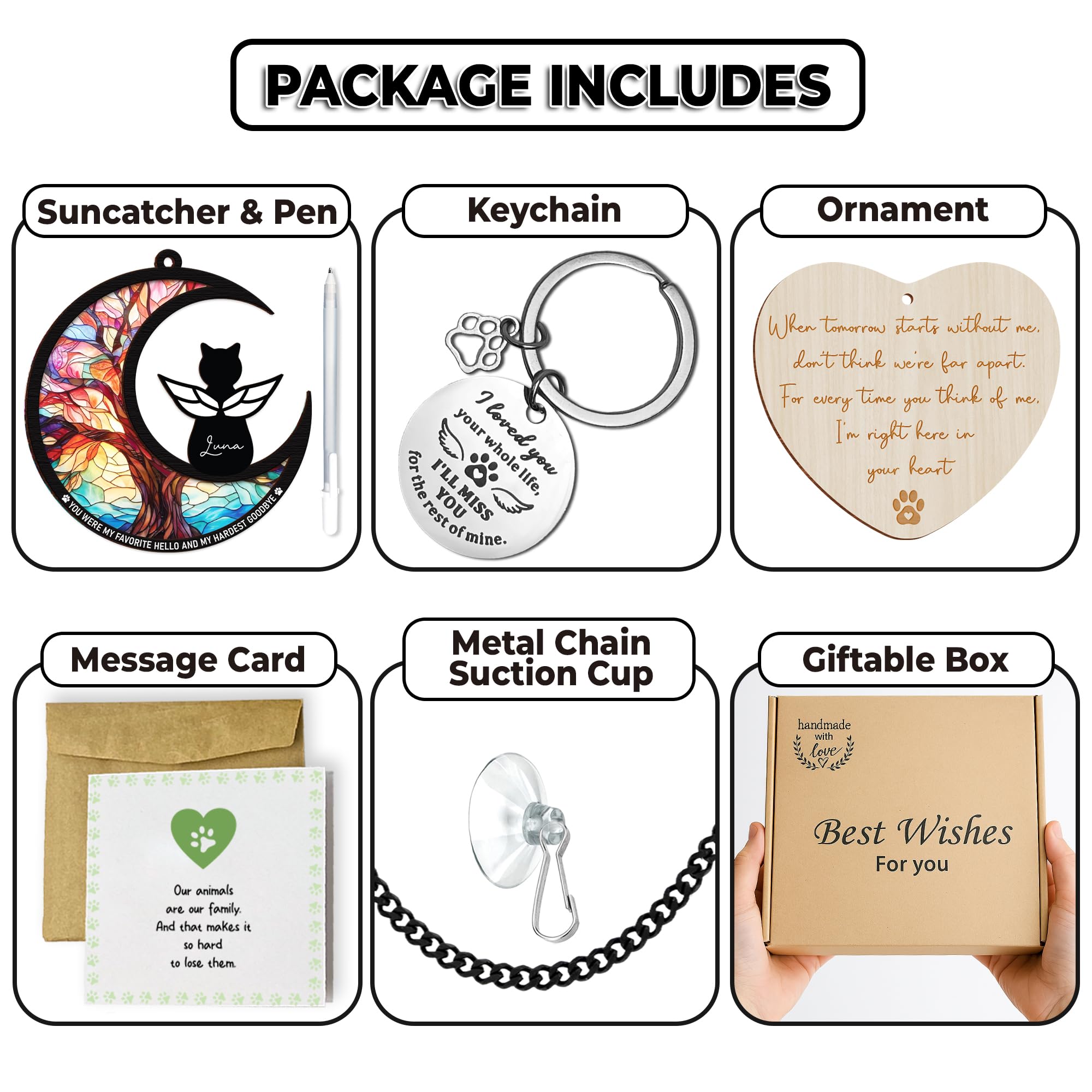 Vinatimes Tree of Life silhouette with a black cat angel design highlights enduring love.