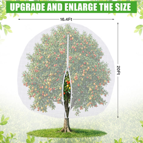 Vincreem zipper and drawstring closure shown for easy harvest access