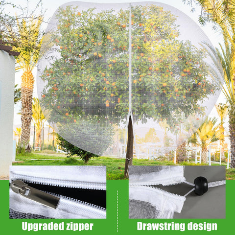 Vincreem light-permeable netting lets sun, air, and water reach leaves.
