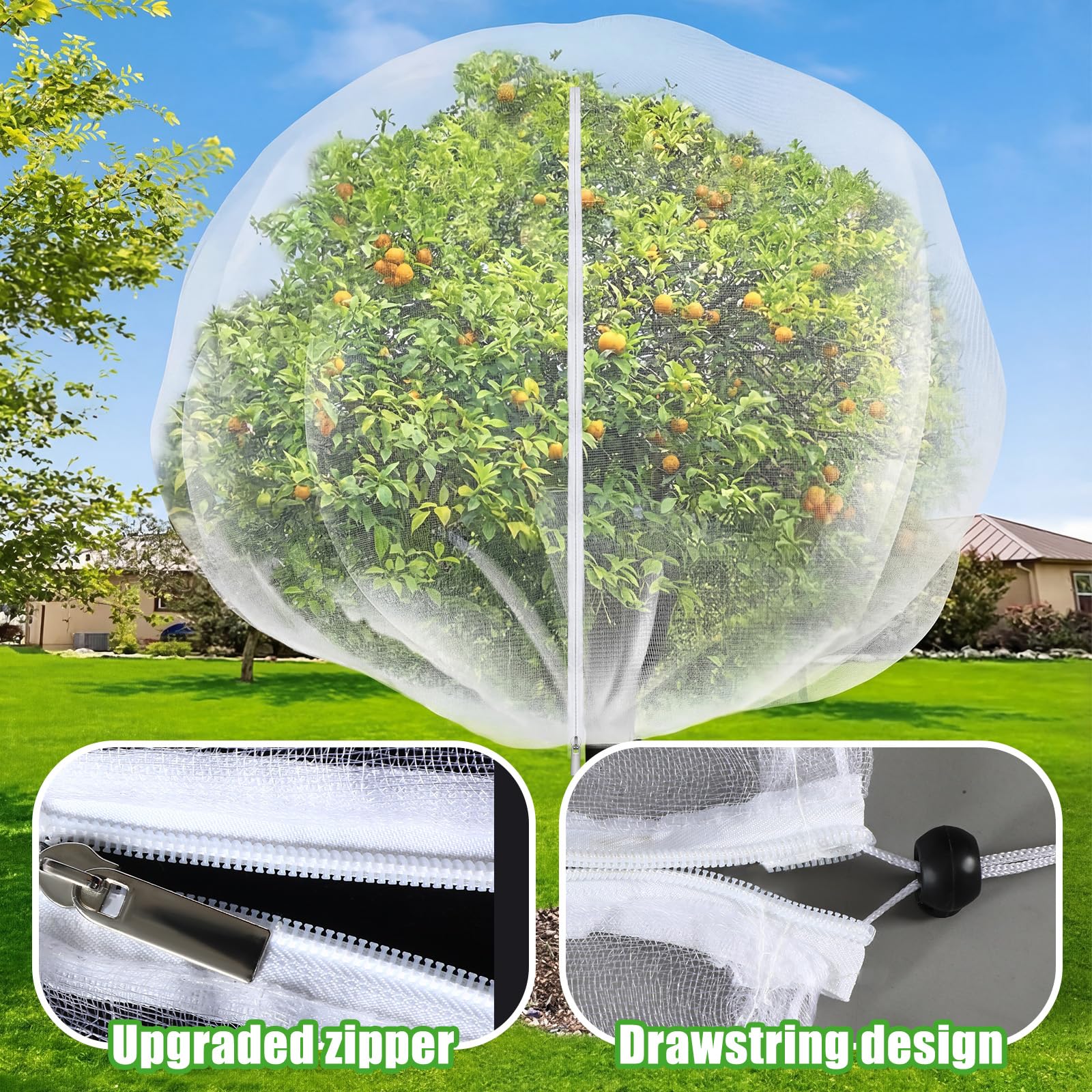 Vincreem lightweight polyethylene material protects plants without adding weight