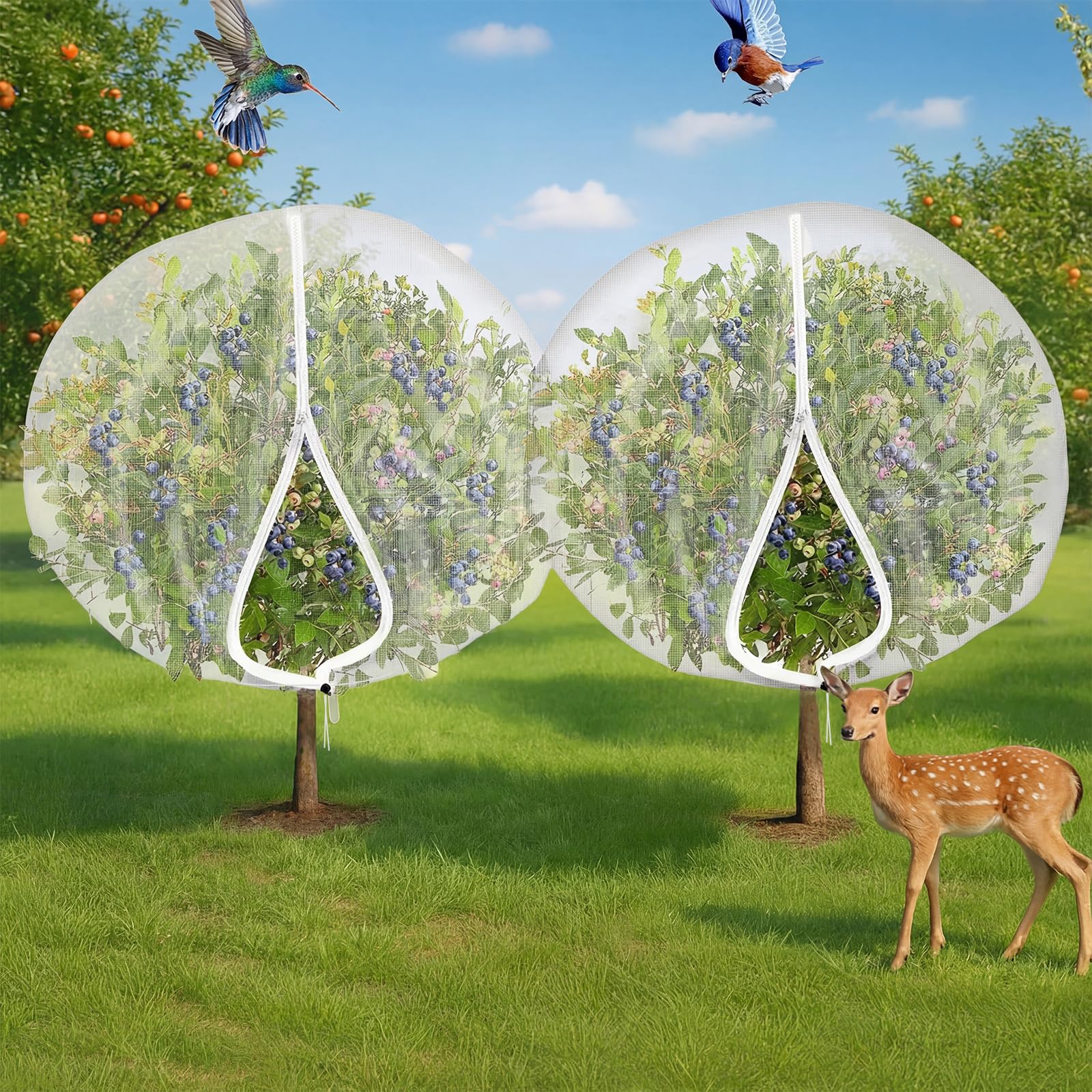 Vincreem netting is suitable for various fruit trees and berry bushes