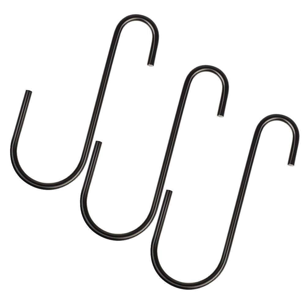 Vindar 6-inch S-hook with a 2-inch opening for heavy outdoor decor.