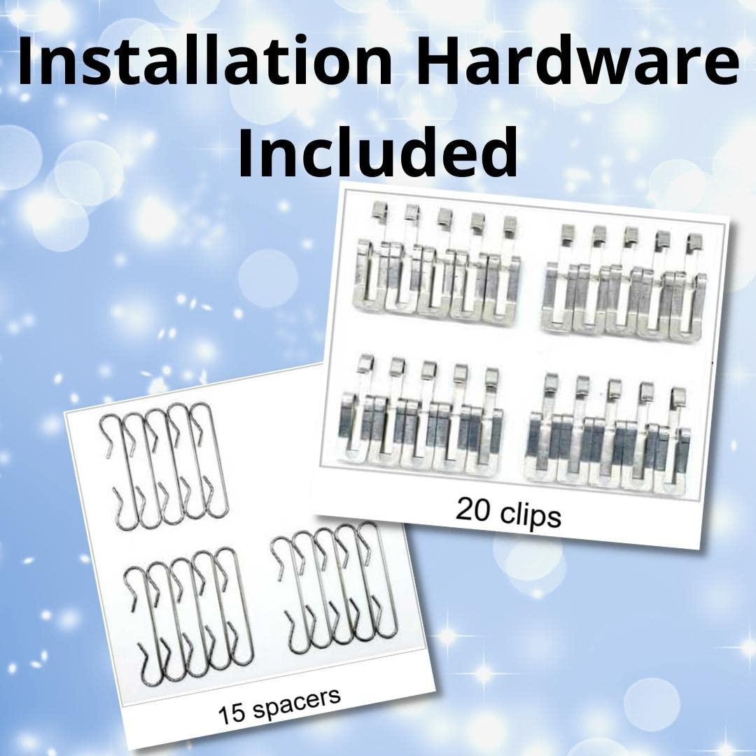 VineHeat roof clips included ensure quick, secure installation along eaves