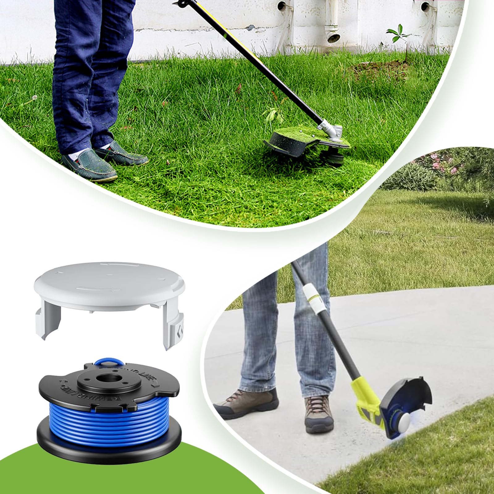 VineHii durable nylon spool line emphasizes long-lasting yard performance