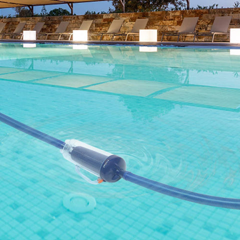 VINGLI leaf trap inline installation, simple setup to protect pool plumbing from clogs