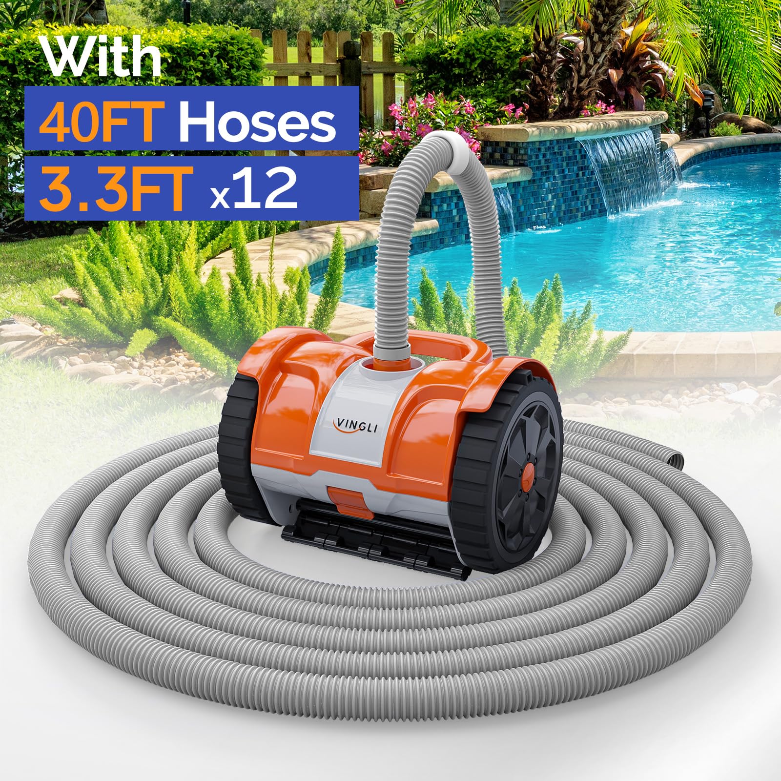 VINGLI minimum 1.5HP or 1100W pump requirement supports optimal suction.